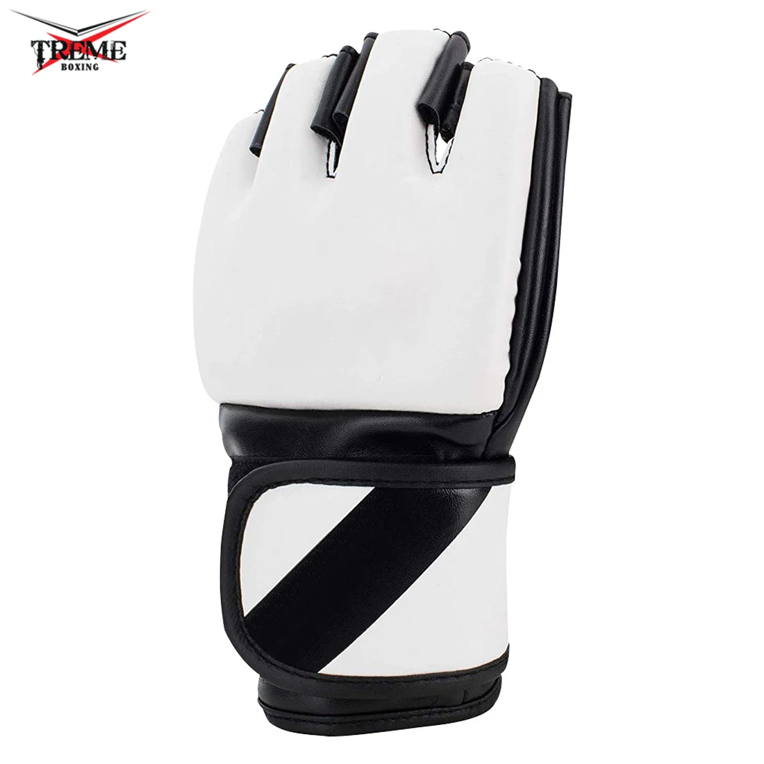 Best Quty PVC Leather Gloves for MMA UFC Training Kick Boxing Cage Fighting in Adults Sizes 8oz 12oz 14oz 16oz Printed Pattern