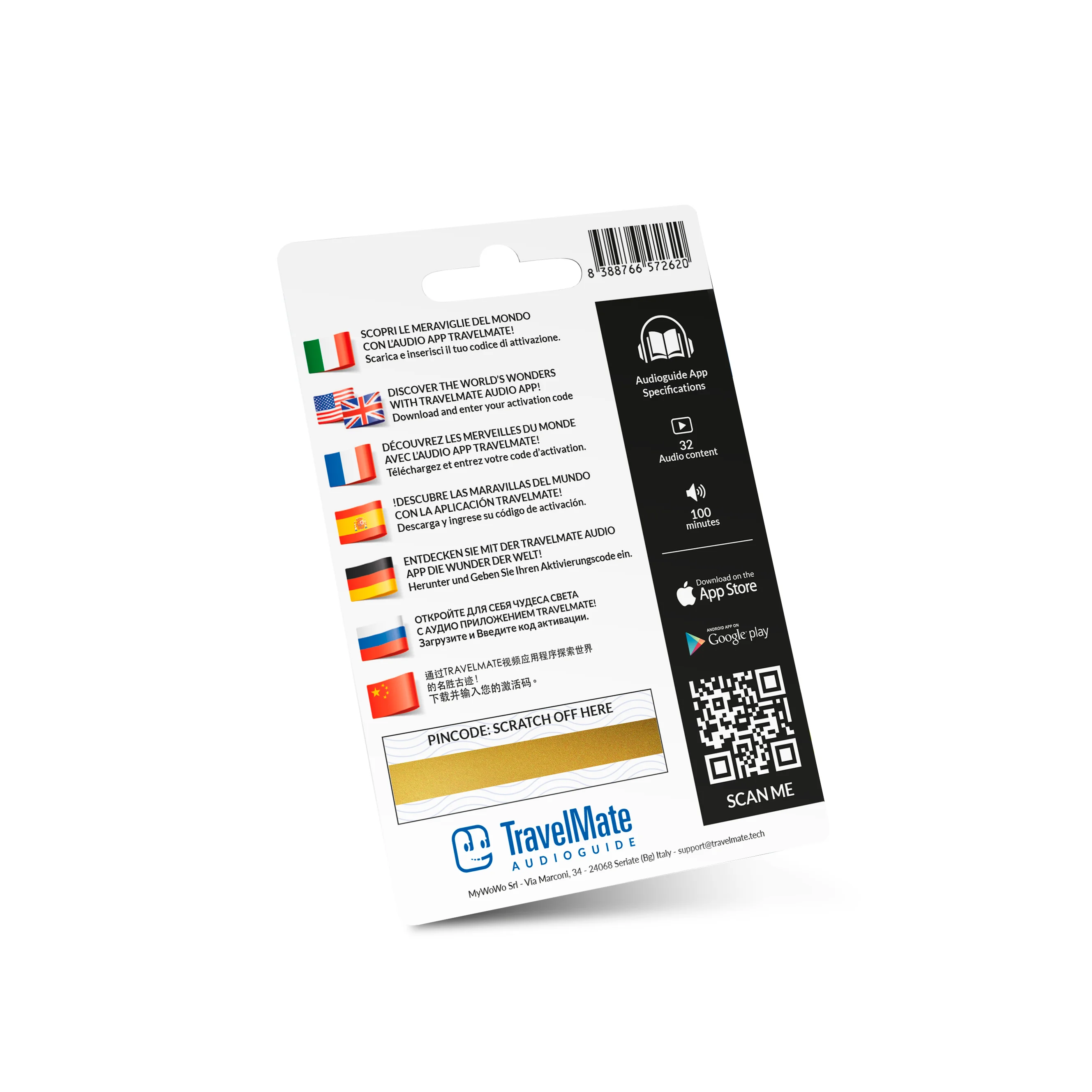 Wholesale Miami Tourist Transportation Redeemable Card with Multilingual Audio Guide App 32 Audio Content Perfect Gift Travelers