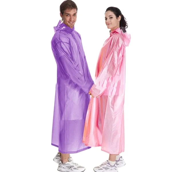 Cheap Rain Poncho t Transparent Disposable Rain Coats Adults