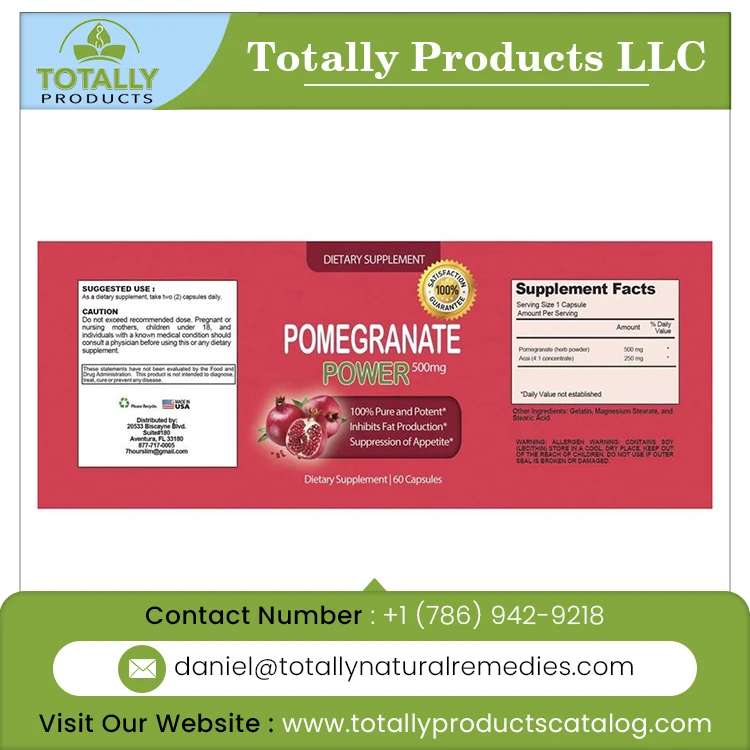 Widely Selling Pomegranate Extract for Sale Healthcare Supplement at Competitive Price