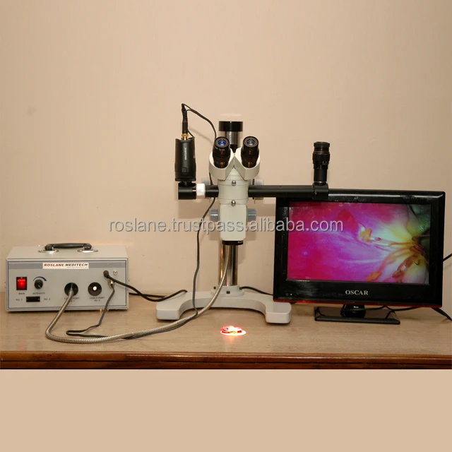 Surgical eye operating microscope for ophthalmology cataract surgery with zoom Magnification Coaxial Illumination