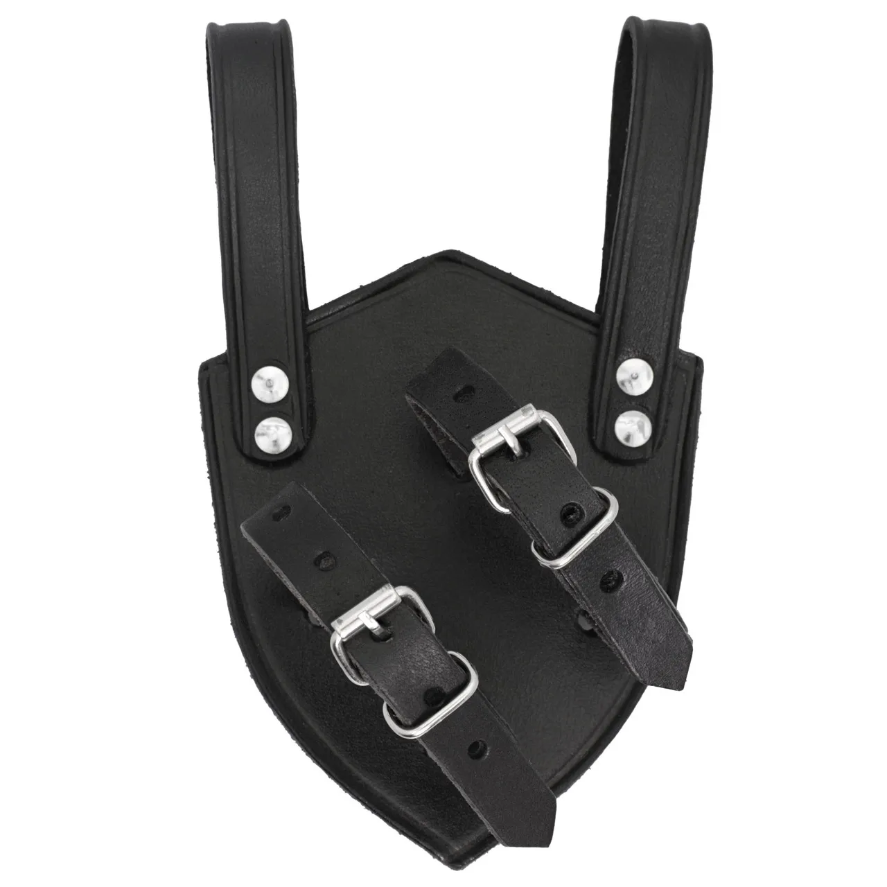 leather sword frog Left-Handed Limitless Match Black Genuine Leather Functional Adjustable Buckle Closure Medieval Sword Frog