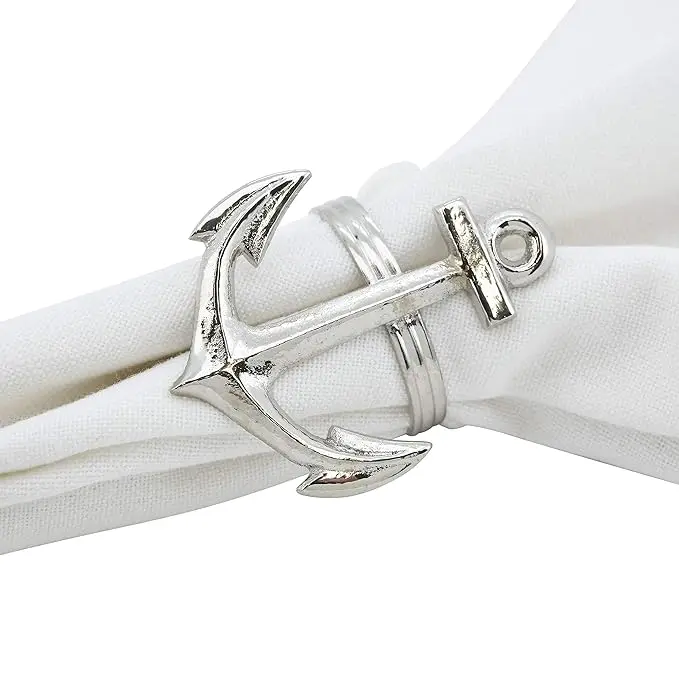 Creative Leaves Napkin Rings Gold Napkin Holders for Hotel Table Decoration Dinner Party Wedding