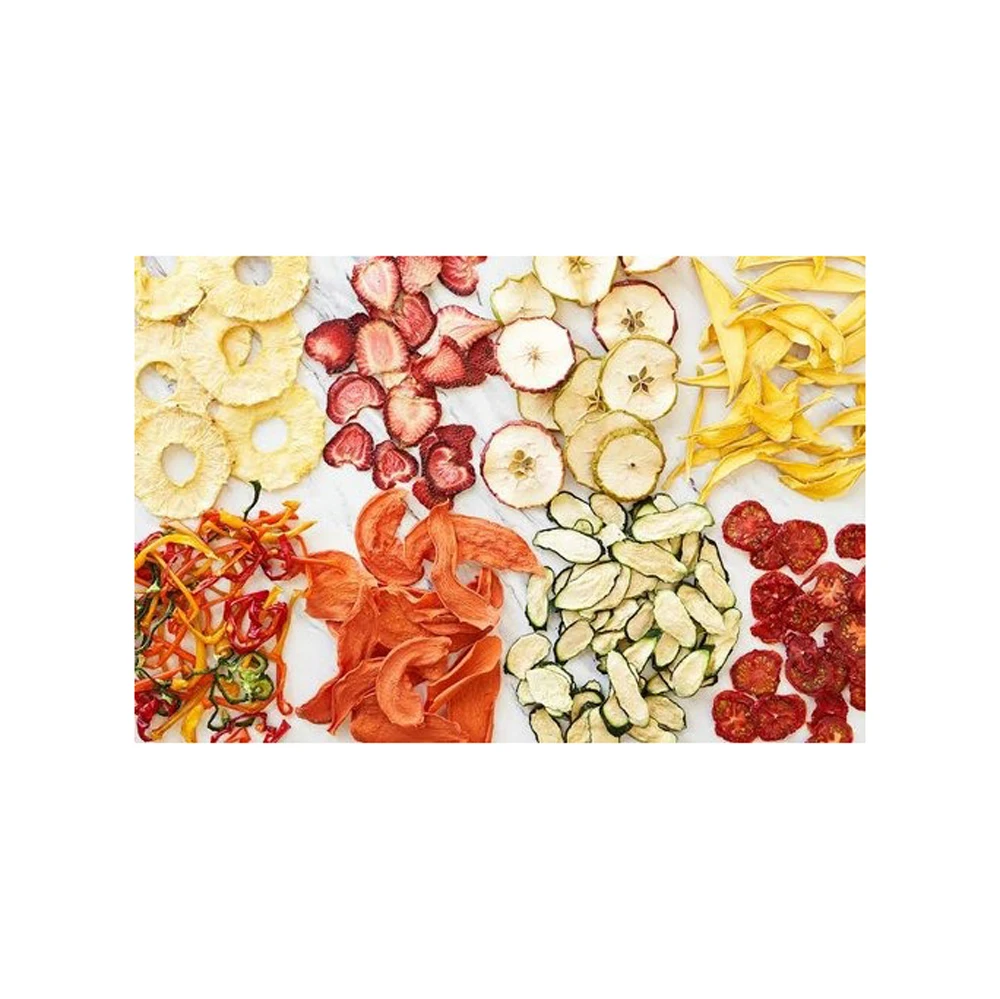 Automatic dried fruit and vegetable production line dehydrated dry fruits vegetables chips dice drying processing