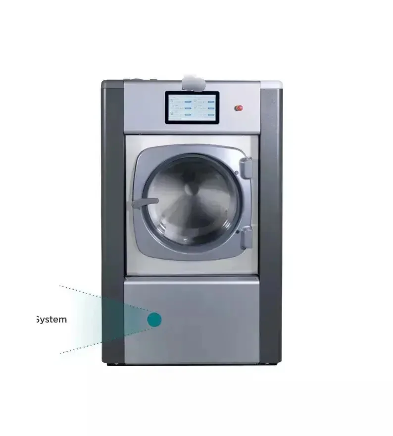 Commercial Industrial High Spin Washer Extractor Stainless Steel Front Loading Laundry Press Machine for Hotels