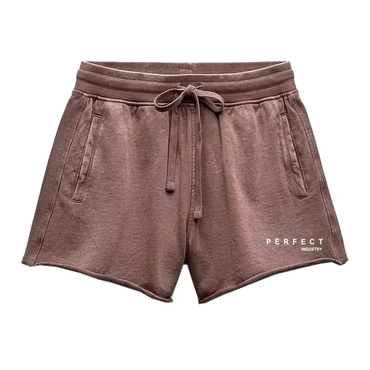 2024 New Ribbed Washed Effect Fabric Women Summer Shorts Sport Biker Shorts Pants Casual Hot Wearing Acid Wash Shorts Female