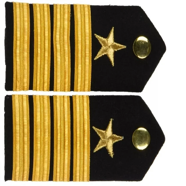 High Quality Customized Embroidered Epaulettes Uniform Shoulder Board Pad Uniform Accessories OEM Demand