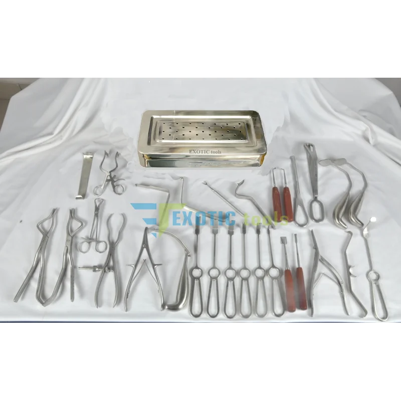 Maxillofacial Surgery Instruments Complete Set Of 29 Pieces and Sterilization Box Reasonable Price with Premium Quality
