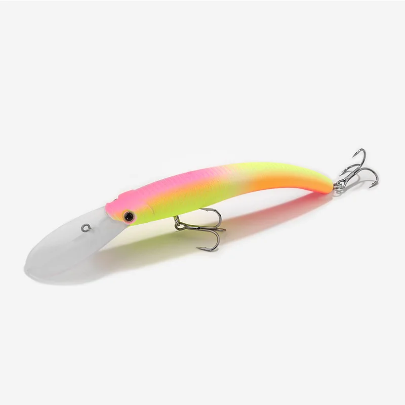 New long-range curved floating rice Nuoluya bait 23g biomimetic bait plastic bait deep-sea fishing Mino can be customized