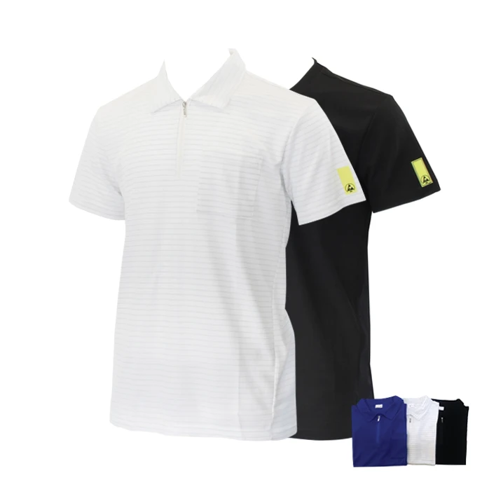 Высококачественная и популярная футболка EPA Coolon с использованием в зоне EPA отличные свойства ESD без статического заряда быстро рассеивает пот