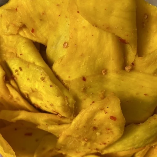 Специальный рецепт обеспечивающий правильную соленость и пряность сушеного манго