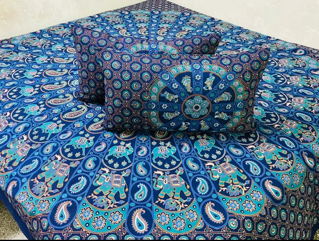 New Fahionable King Size cotton bed sheet Pure Cotton Customer Size Bedsheet for All