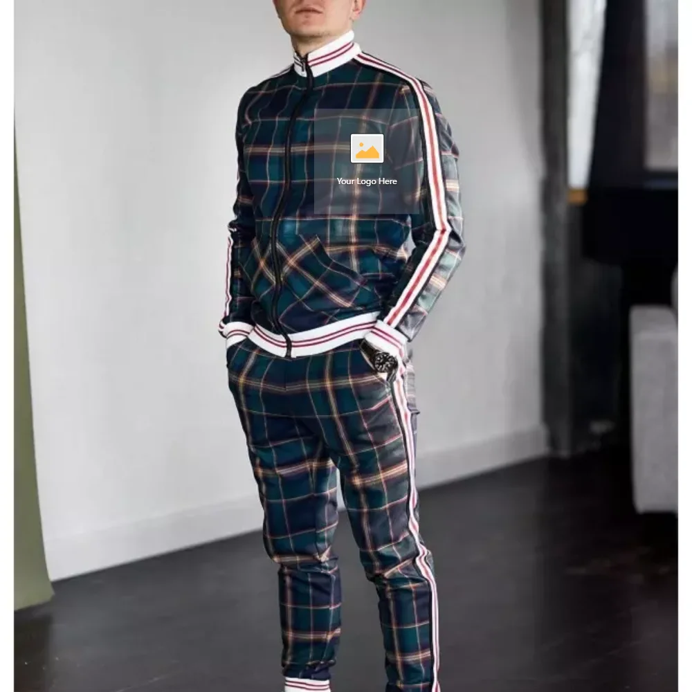 Custom Track Suits Tracksuit For Men Polyester Sportswear Track Suit