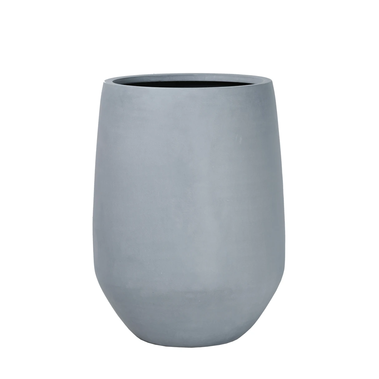 Modern design style indoor plant pot stone cement vase pot grey color painting tree flower plant using