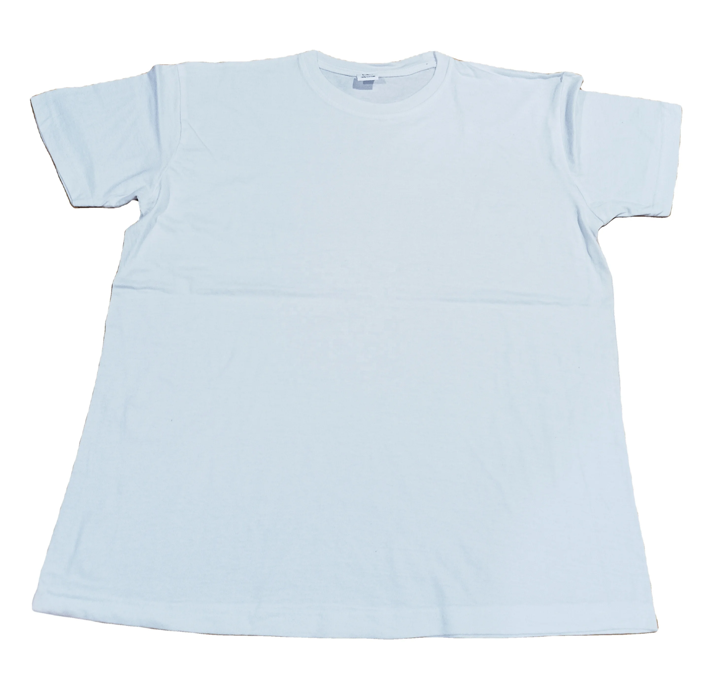 Рекламные товары дешевые хлопковые простые белые футболки для политической избирательной кампании 120 GSM печати