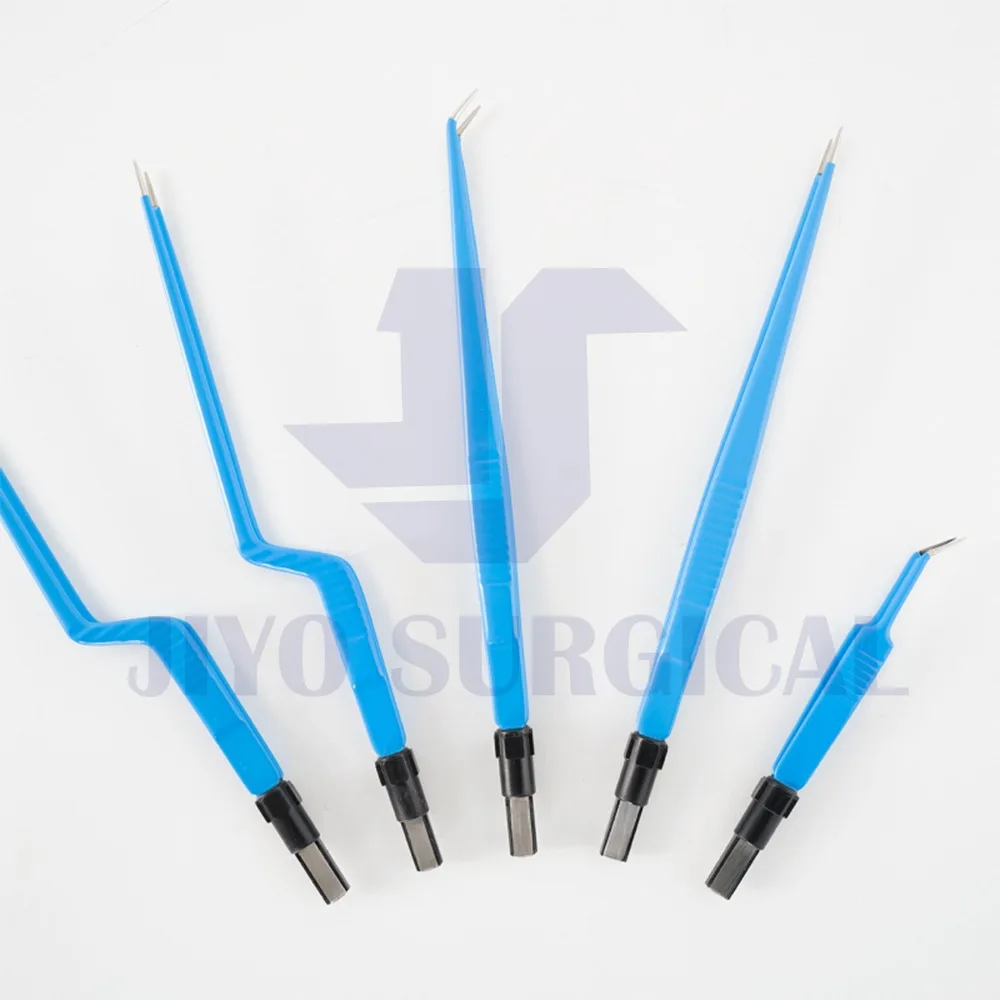 Professional Hot Selling Bipolar Bayonet Forceps 14cm, 16cm & 18cm - Tip 1mm   Cable Electro CE ISO  Certified