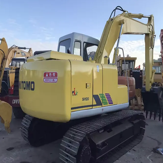 Used Construction Machinery Hitachi 12 Tons Small Excavator Used Hitachi Zx120 Backhoe Excavator Zx120 Excavator