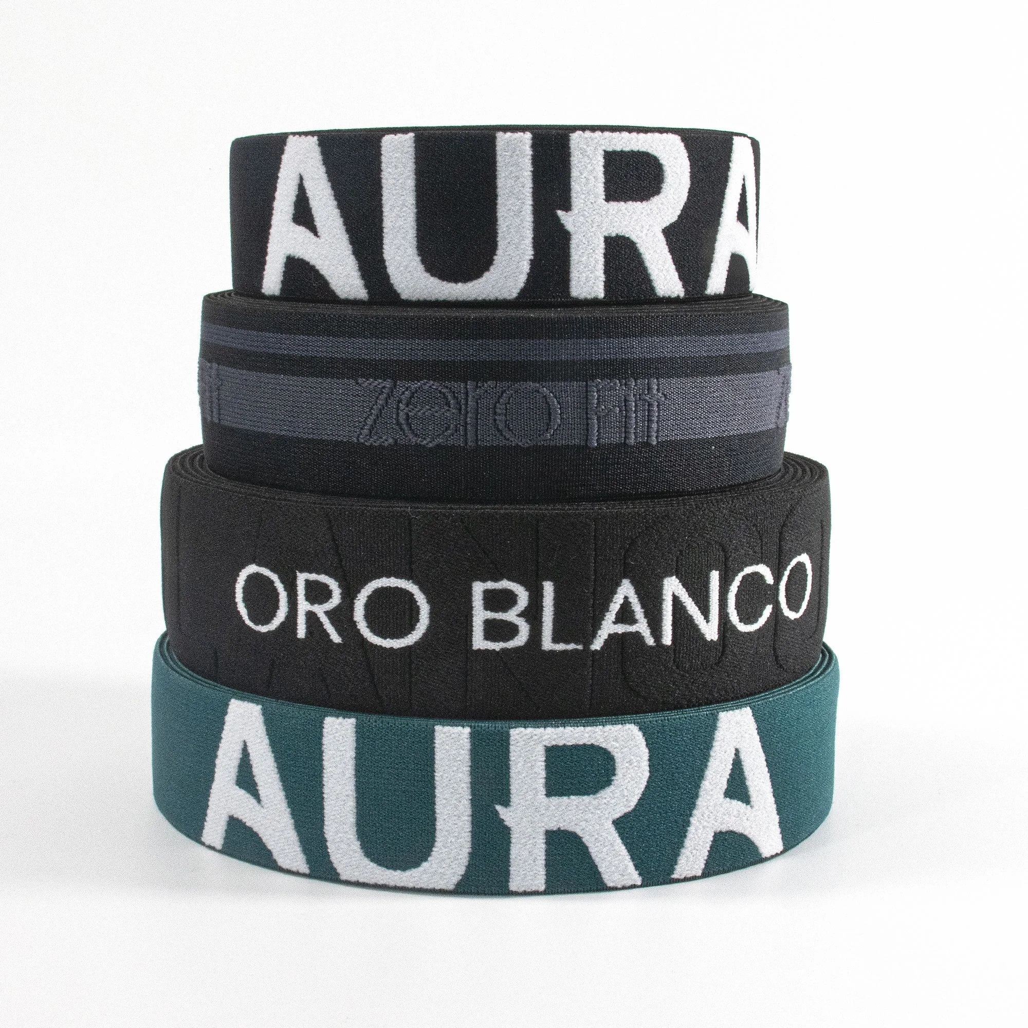 Underwear accessories custom printed elastic waist band belt for mens boxer