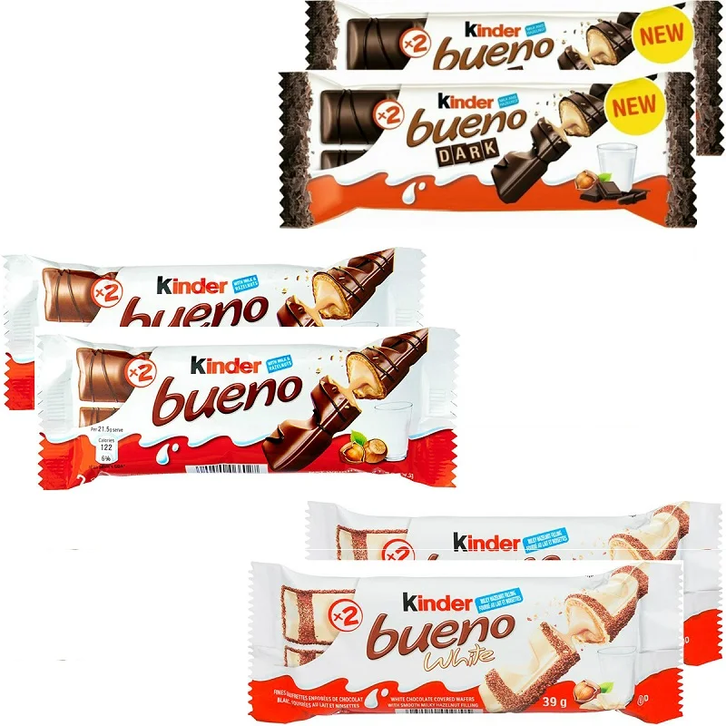 Bulk wholesale supplier of chocolate Ferrero Kinderr Bueno Mini 108G from a European supplier.