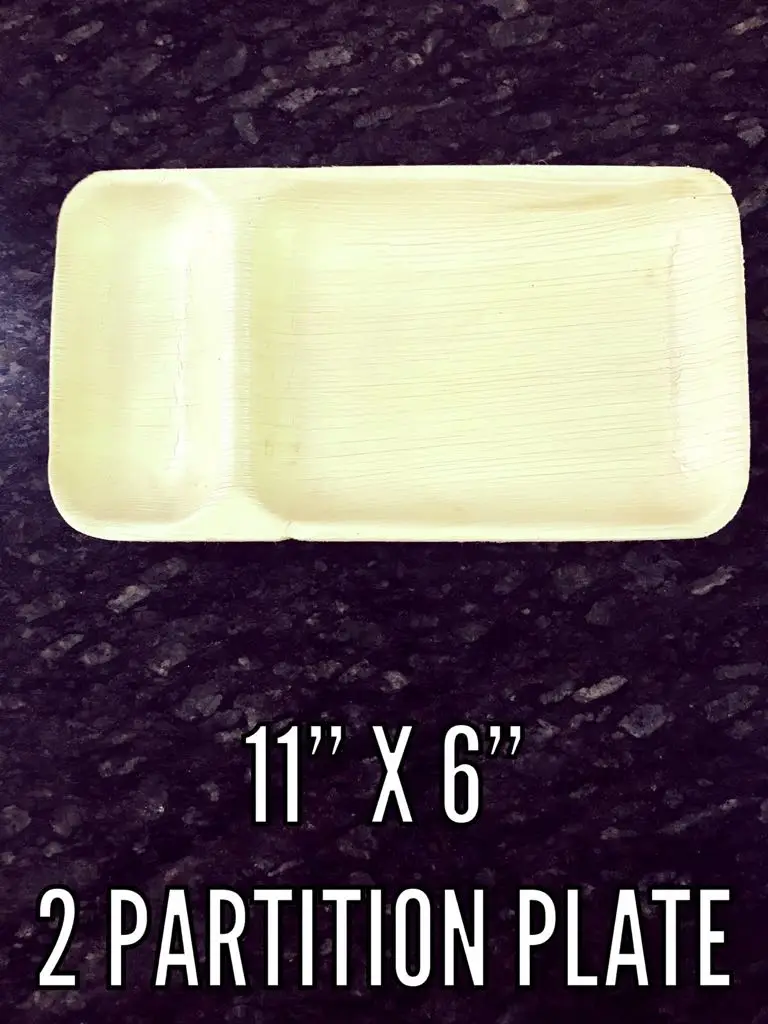 Biodegradable Areca Palm Leaf Disposable Plates Wholesale Custom