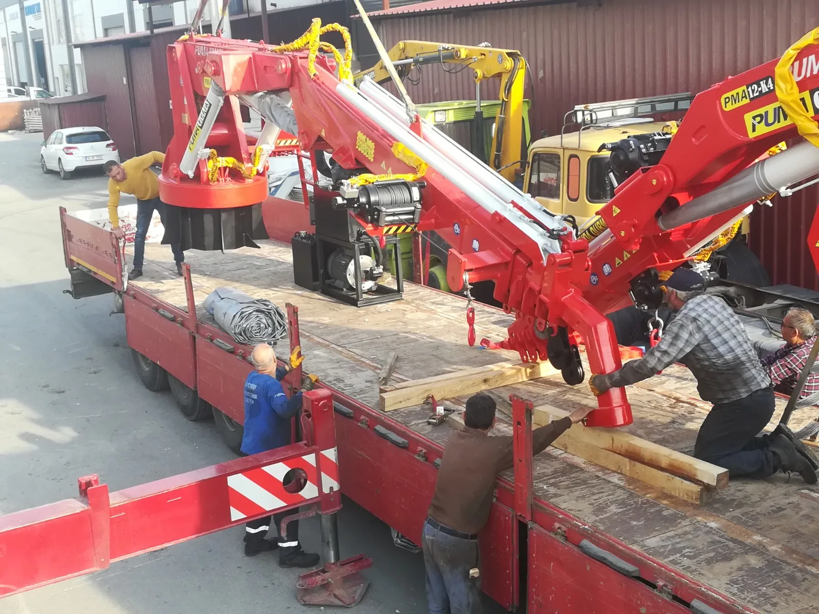 PUMA Brand Top Seller Marin Cranes Offshore Marine Deck Cranes Ship Cranes For Work Boat Fishing Farm From Turkey