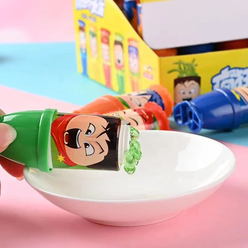 HALAL Liquid Magic Hair Jelly Jam Crazy Gel Fruity OEM ODM Funny Toys Candy