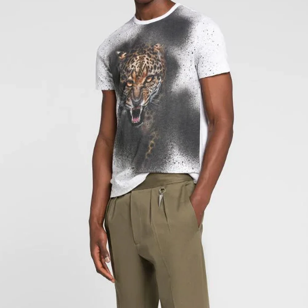 3D Print High Quality Heavyweight Men T Shirt Tops Summer Casual Fitness Short T Shirts Boys