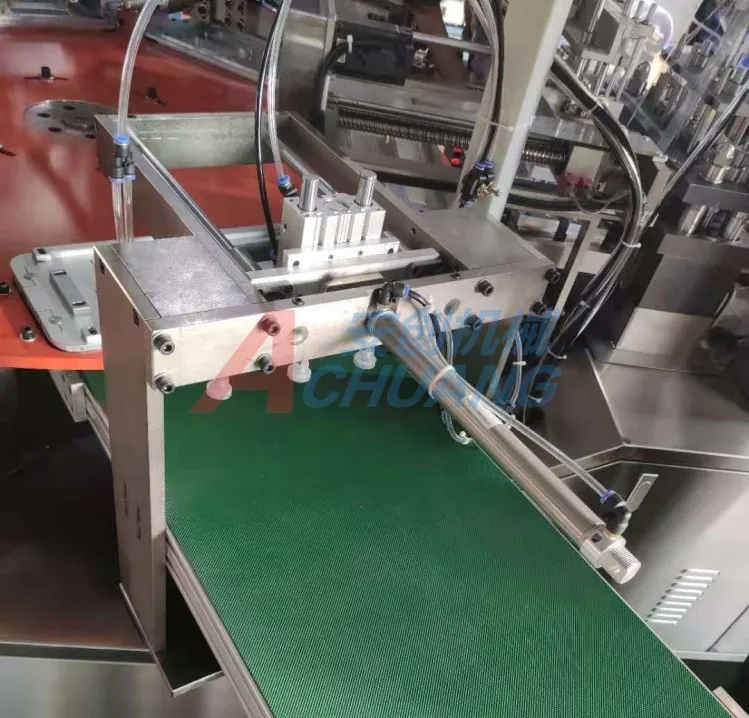 Automatic Paper Card Blister sealing Packaging Machine for Air blow Gun