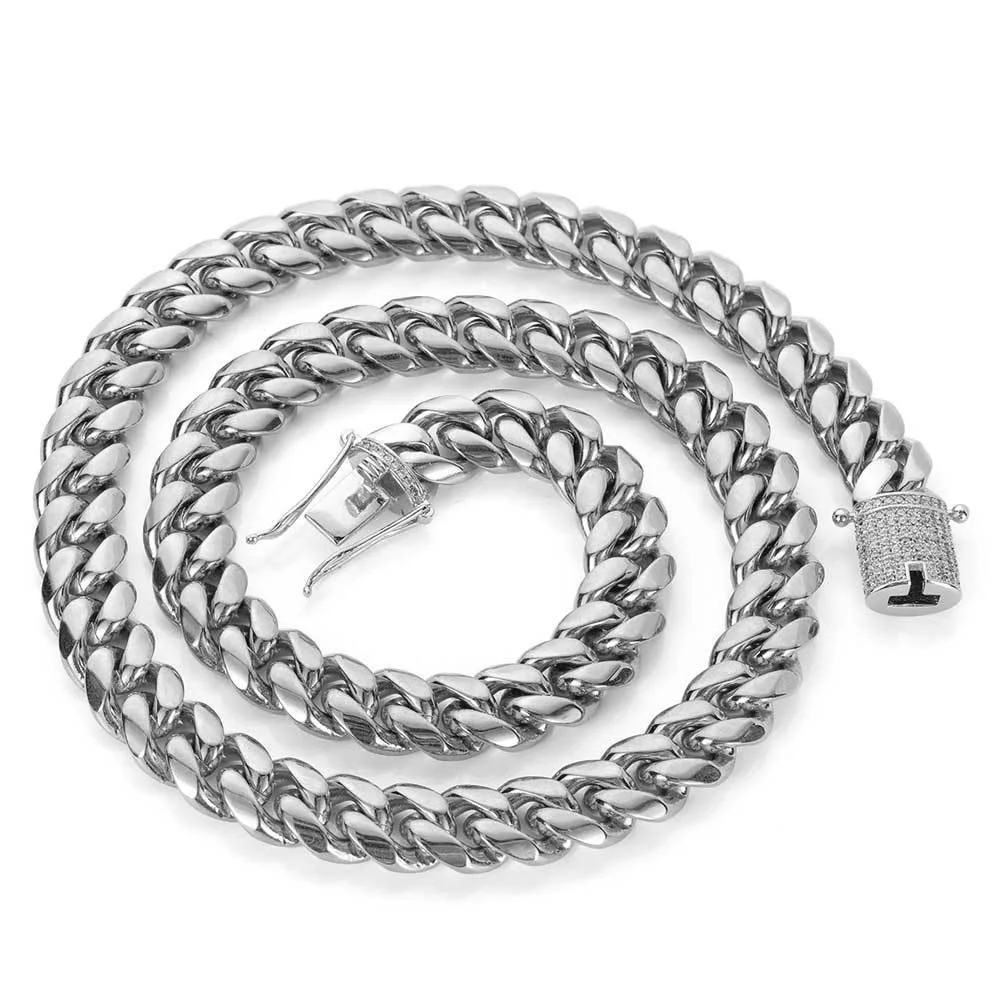 Hip-Hop Stainless Steel Cuban Chains For Men