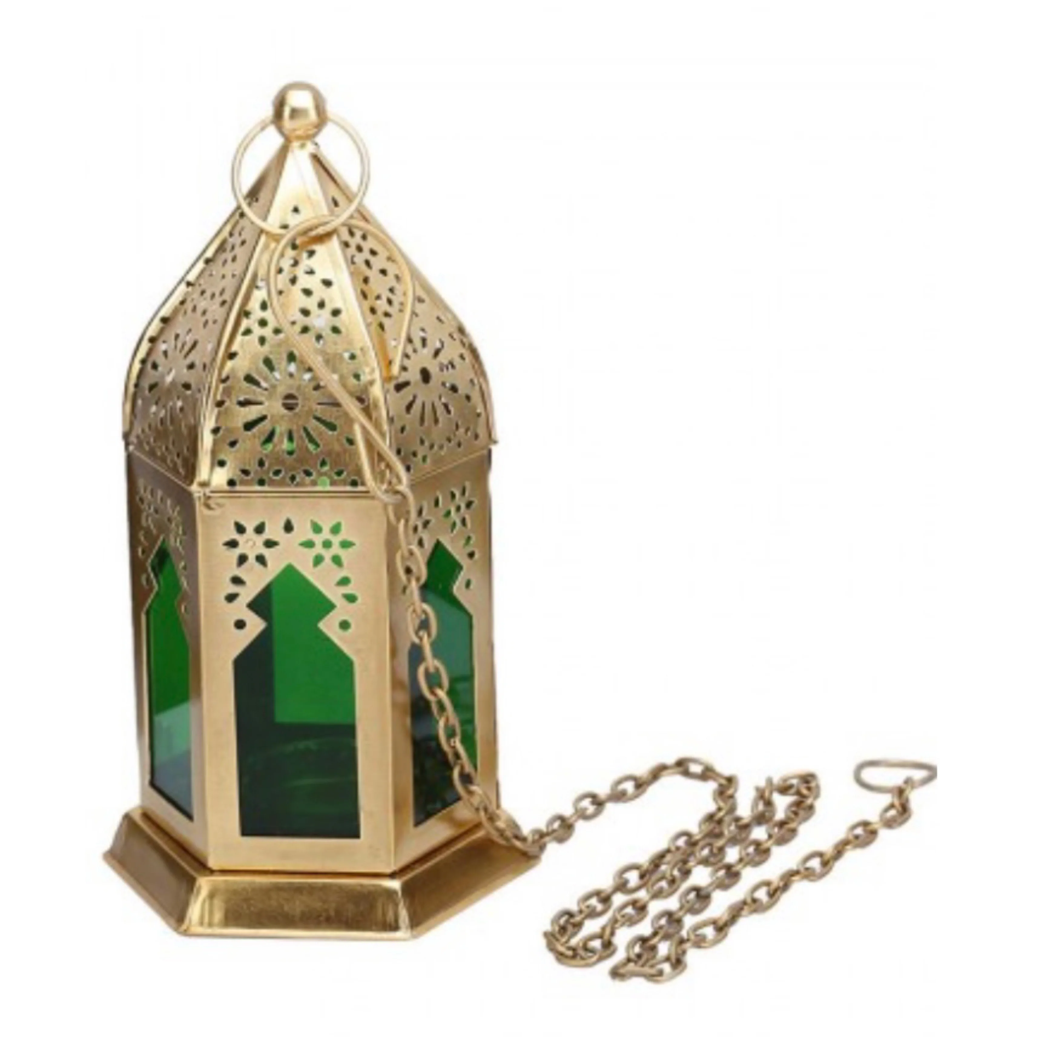 Finest Quality Handmade Moroccan Decorative  Iron Lanterns with Colorful Glass For Hanging and Tabletop Decoration