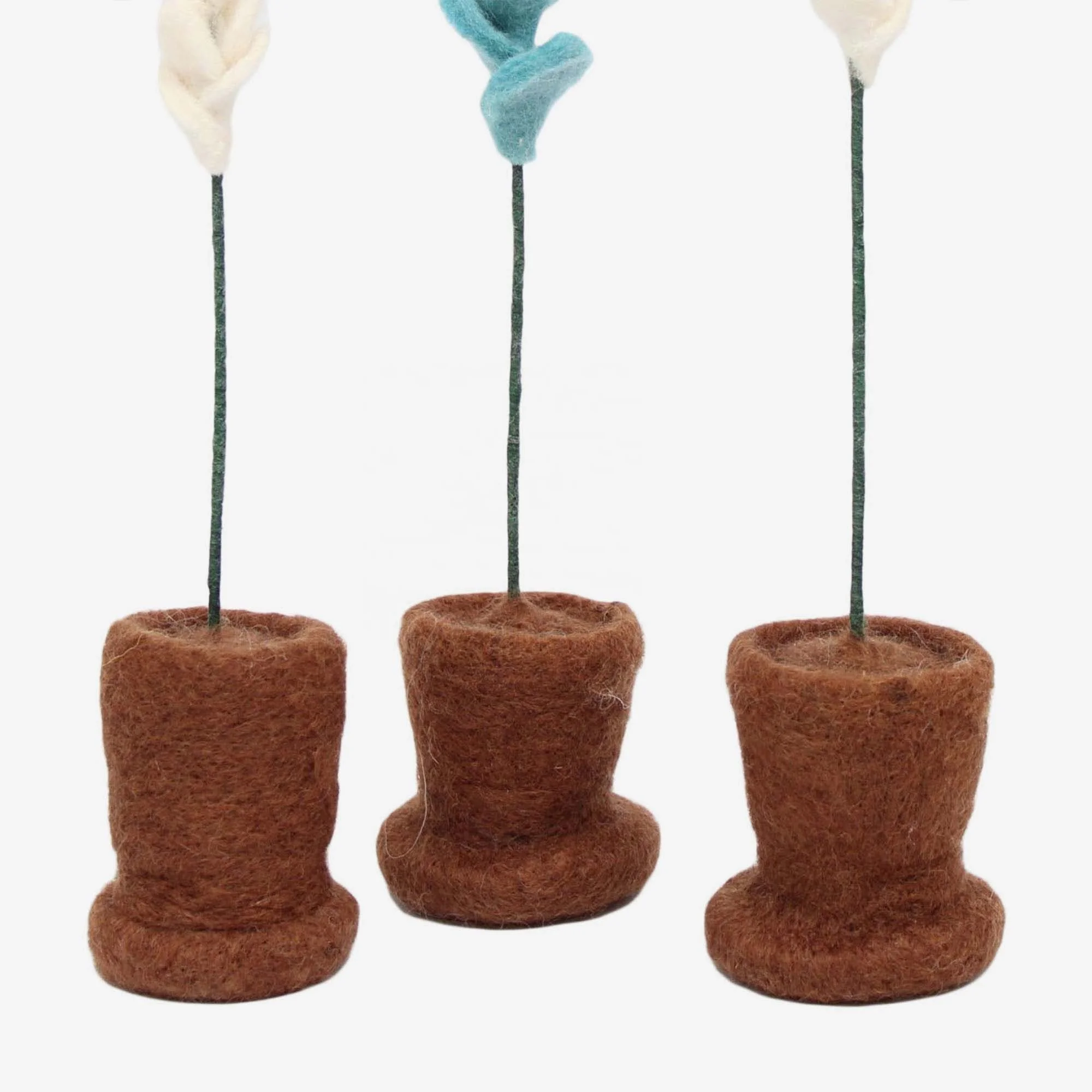 Custom Indoor Wool Small Cute Christmas Tree Decoration Supplies Hanging Ornaments handmade |100% Handmade New-Zealand Felt Wool