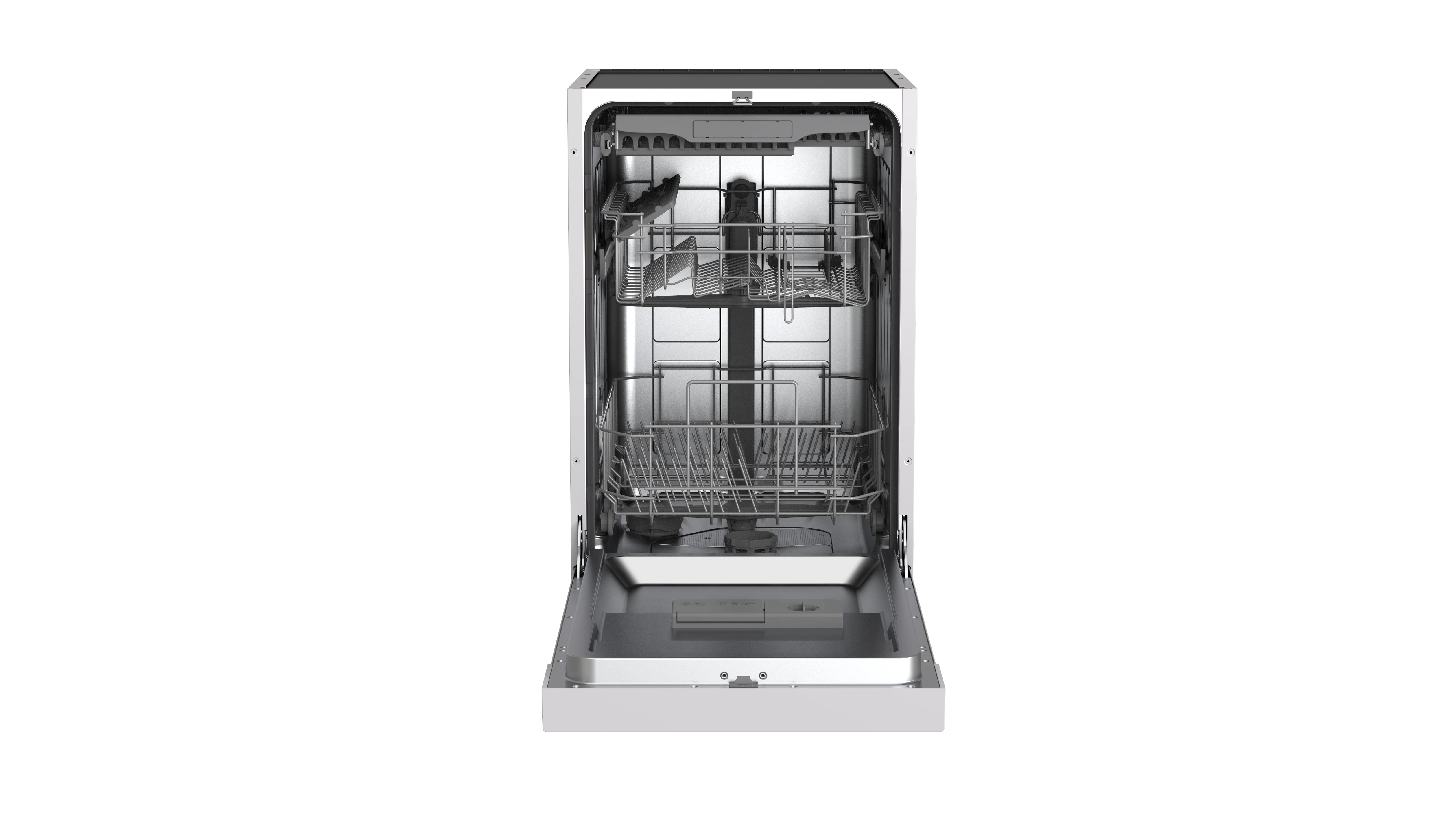 12 Set 60Hz Good Quality Stainless Steel Semi Built-in Dishwasher
