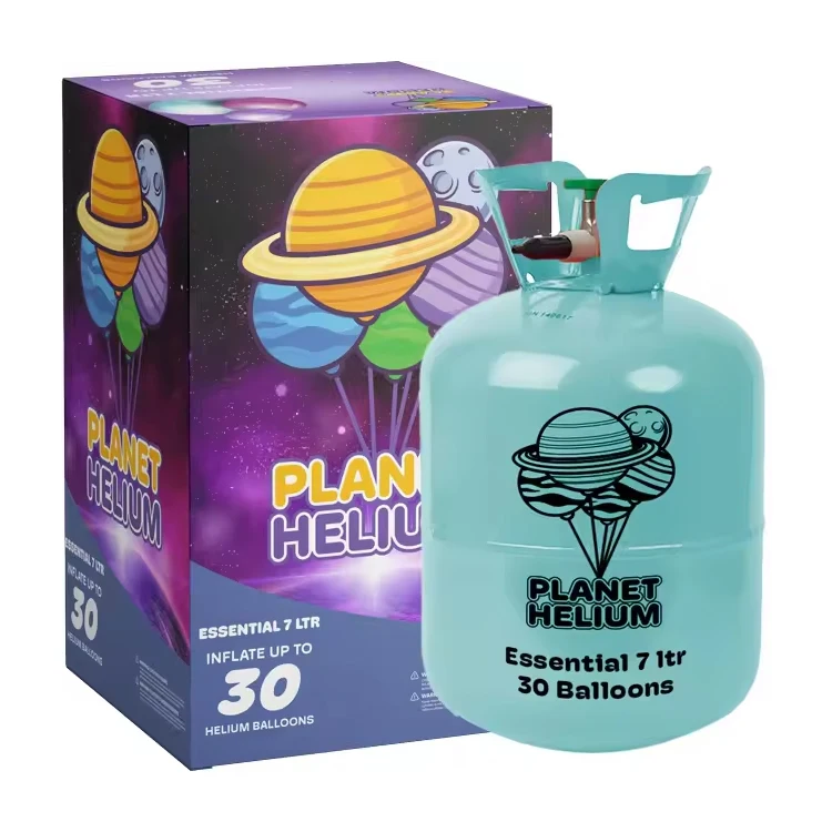 Superior Grade High-Pressure 7l Litter Disposable helium tank for balloons Manufactured in Europe
