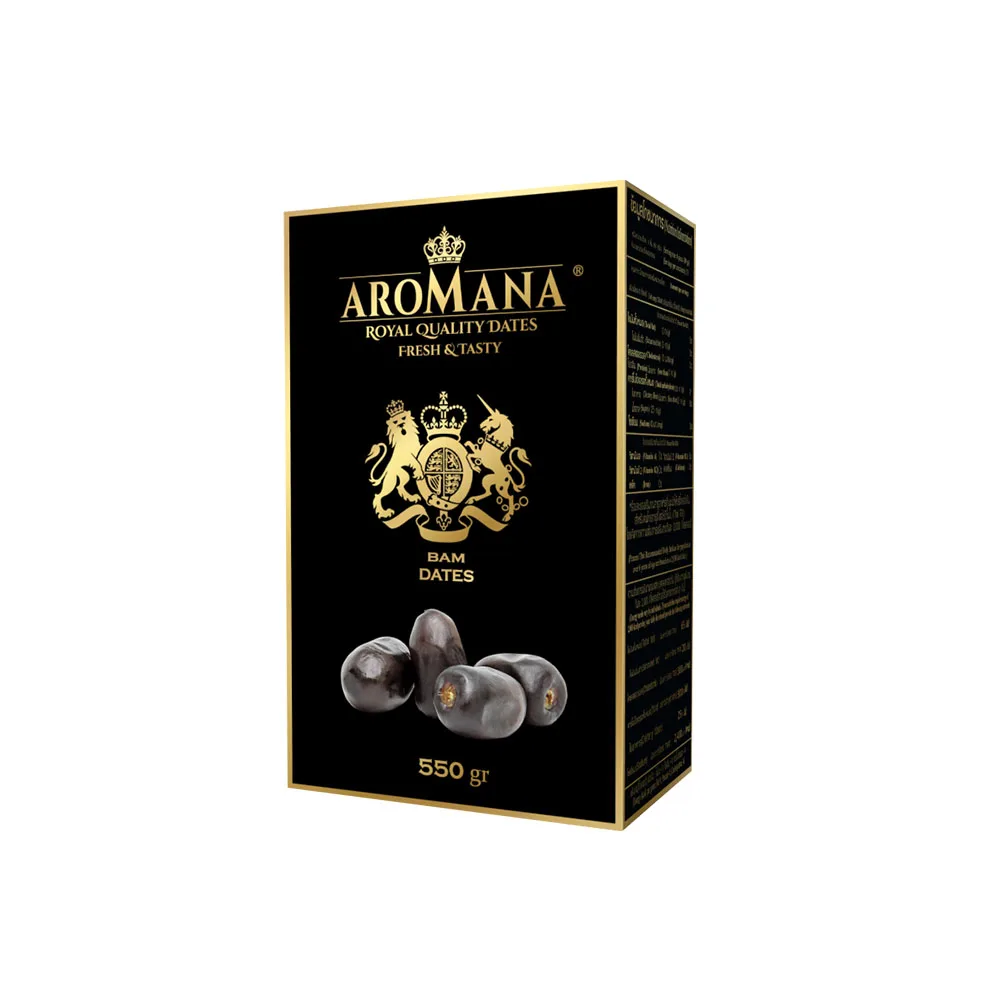 Thailand Premium Mazafati Dates Dried Fruit Aromana 550 gram Health and Wellness Products Sweet 100% Organic Fresh for Export