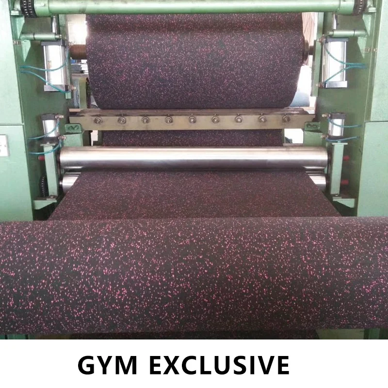 Wholesale indoor 1m Width 12mm Thickness gym rubber flooring roll piso de caucho para gym