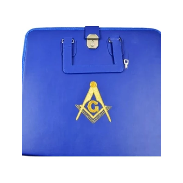 Masonic Regalia Past Master Embroidered Apron & cuffs set Metallic Threads Embroidered Craft Provincial Rank Regalia Officers