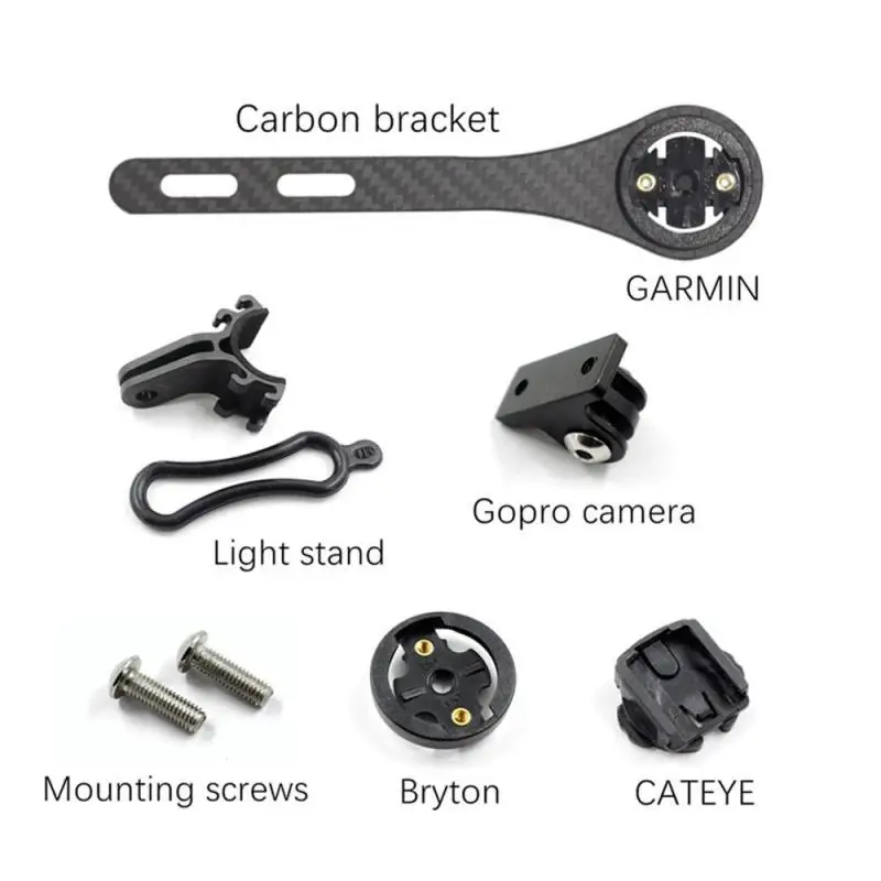 road mtb bike bicycle computer carbon extension bracket