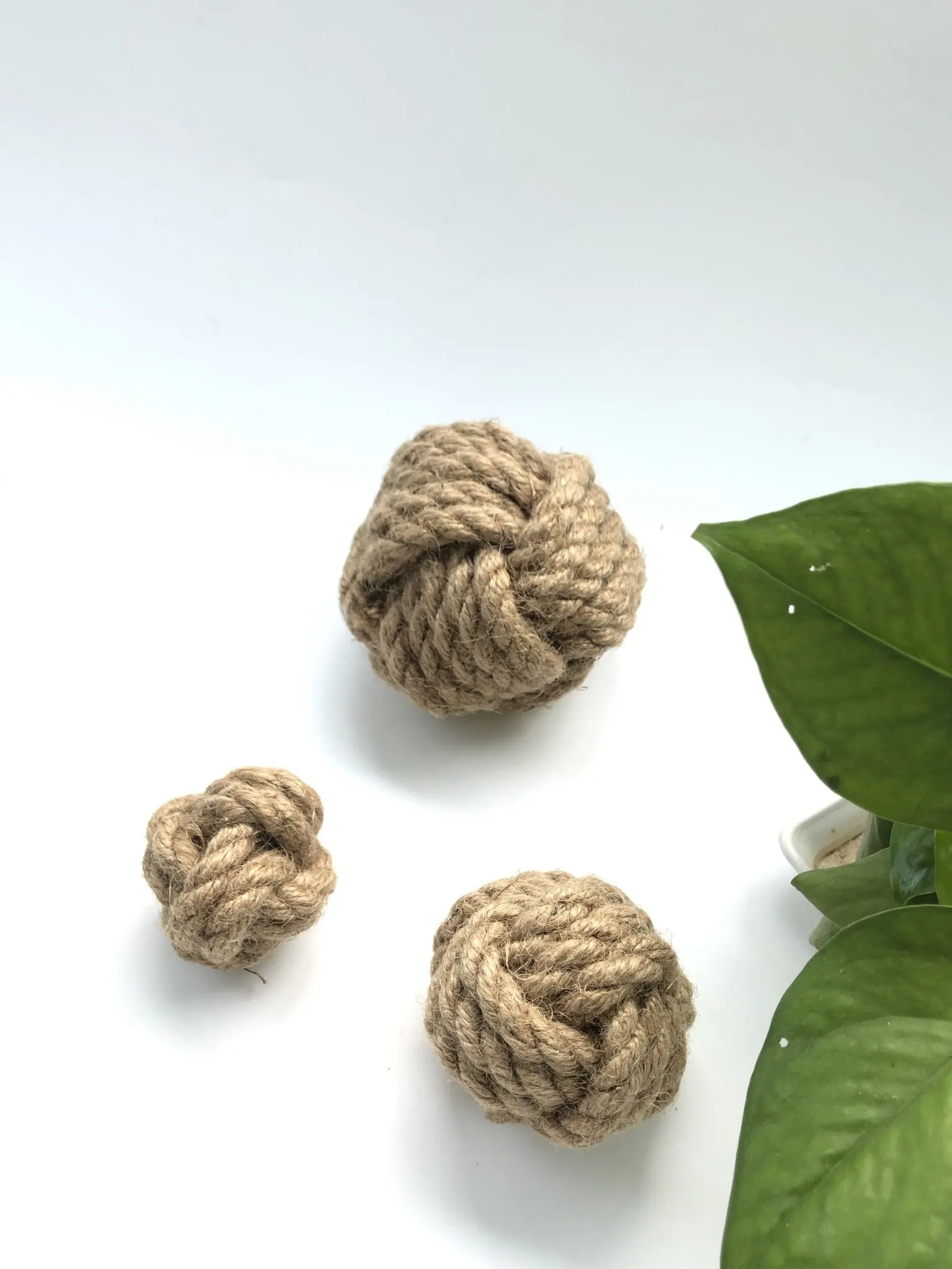 Hemp Ball Pet Toy Handle // 100 Per Cent Natural // Best For Your Pet // Safety // Made In Viet Nam // Ms Christin