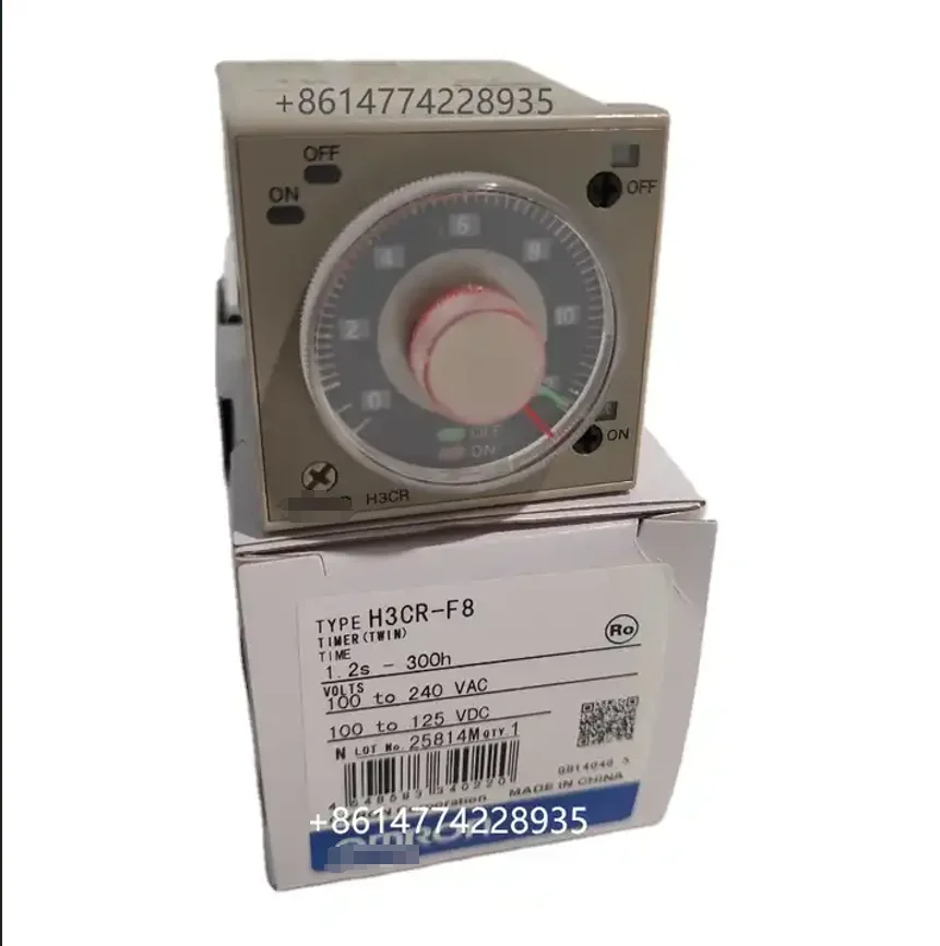 Timer Relay H3CR-F8 AC100-240/DC100-125 DIN Rail Panel Mount Timer Relay