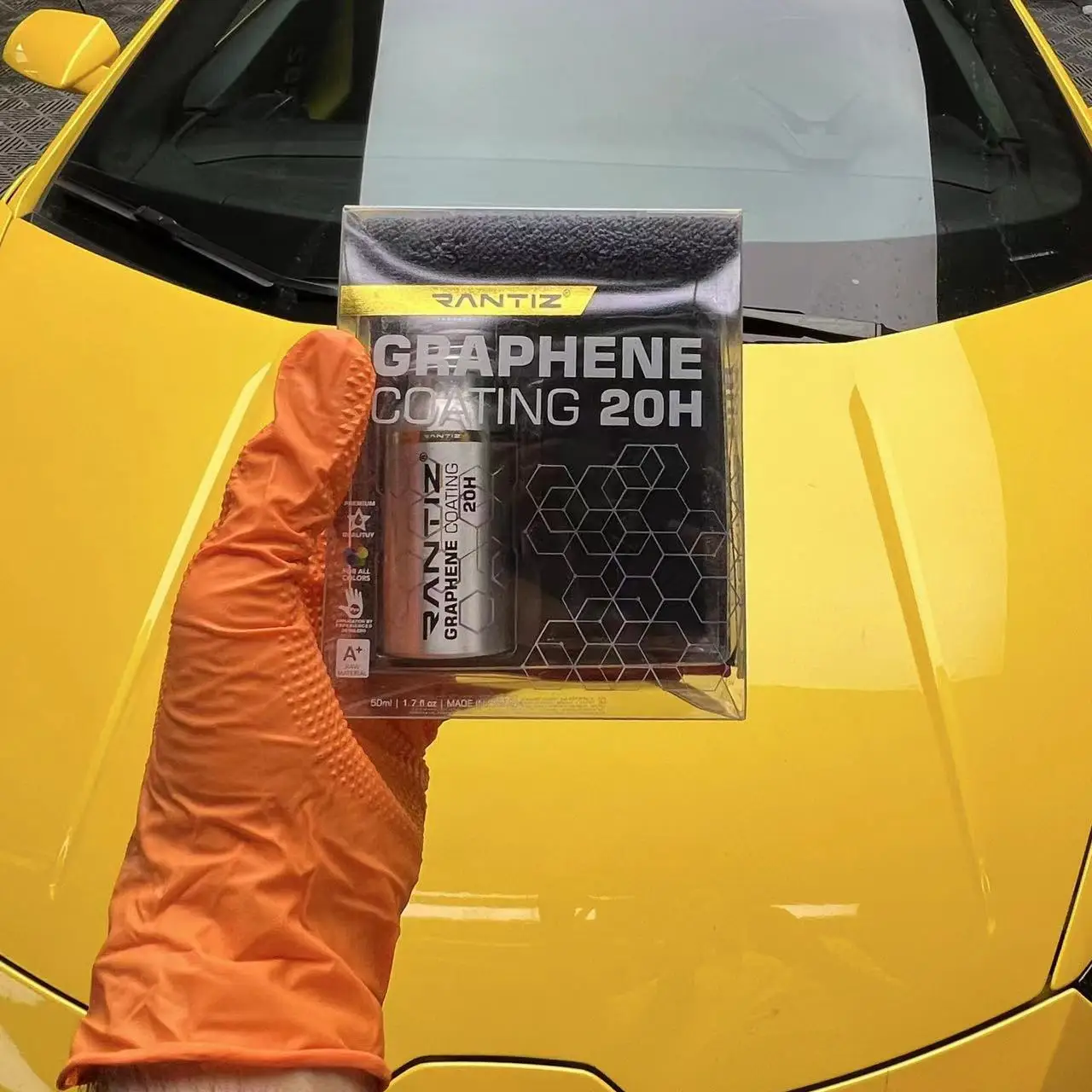 WITH YOUR LOGO OEM 50ML BEST QUALITY GRAPHENE CERAMIC COATING 20H TO PROTECT CAR BODY PAINT NANO LIQUID DETAILING | MOQ 50PCS