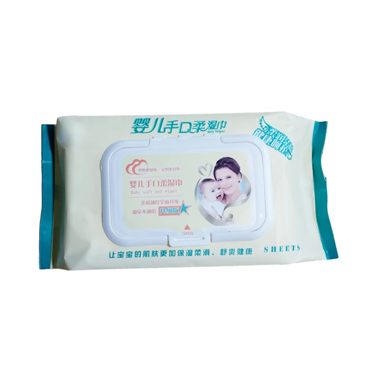 Good Quality Wholesale Price Safe waterwipes baby Wet wipes 120pcs