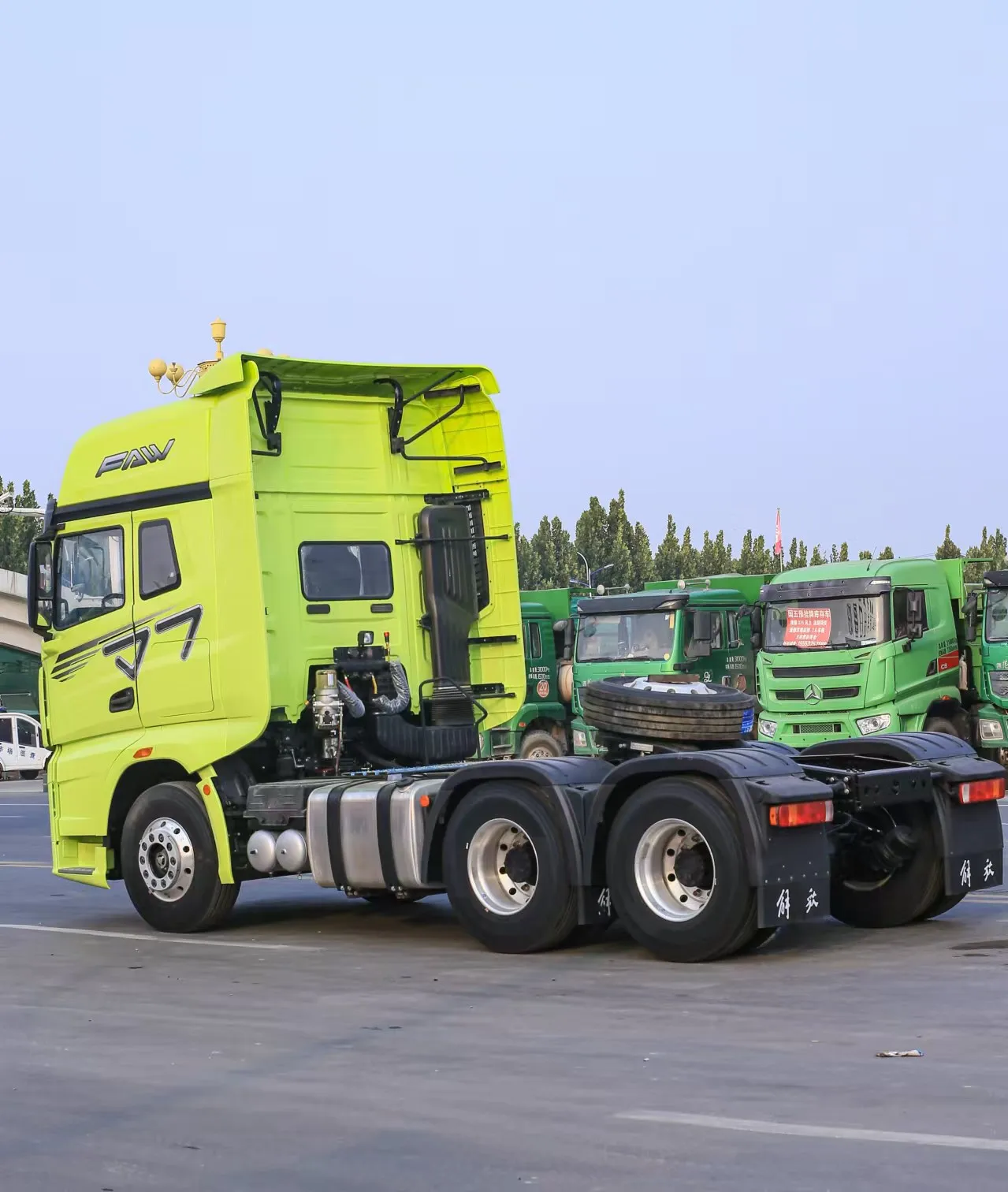 High Quality Euro 5 Euro 6 FAW J7 JH6 CNG Diesel Tractor Trucks In Stock