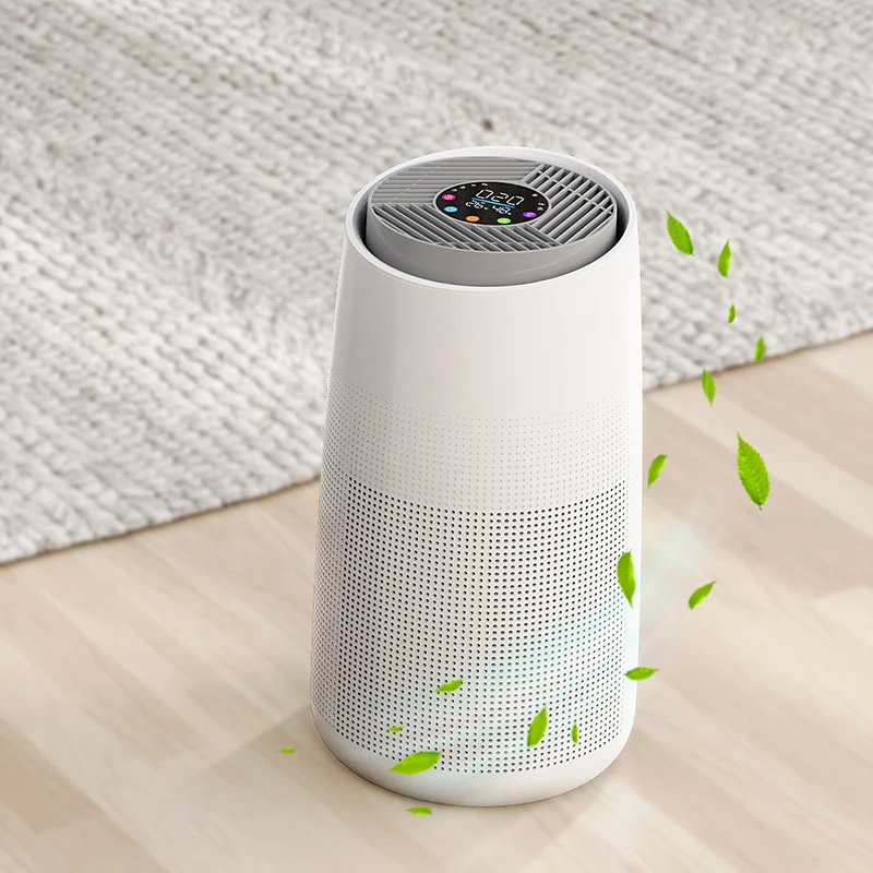 True H13 Filter Sleep Mode Low Noise Night Light Room Air Purifier for Home Portable Air Cleaner