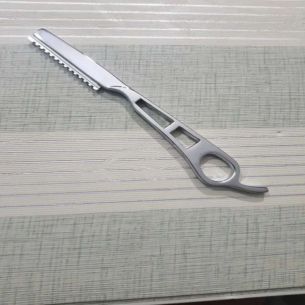 Professional Stainless Steel Barber Razor Blade for Women Hair Cutting Thinning Knife Salon Tools for Face Shaving