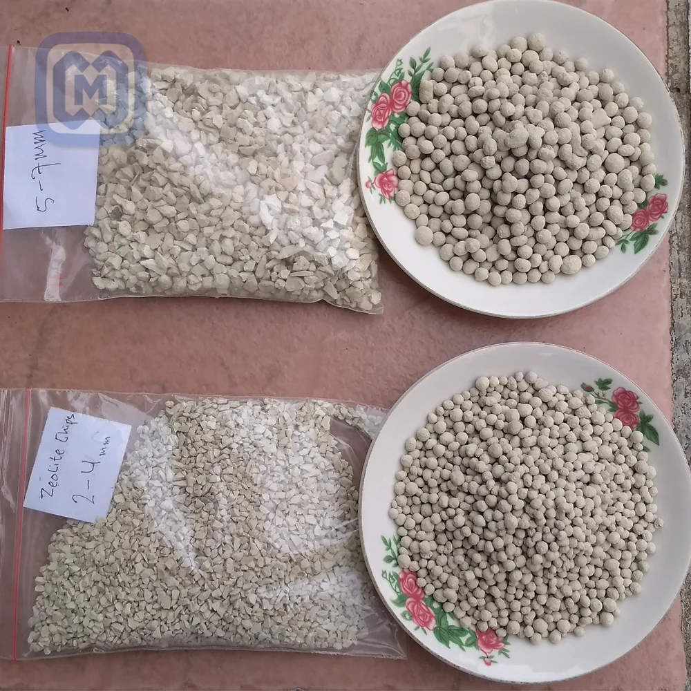 NATURAL ZEOLITE GRAVEL SIZE 5-7mm GREAT FOR AGRICULTURE USE BEIGE COLOR HIGH CEC CLINOPTILOLITE VOLCANIC MINERAL CHIP ROCK