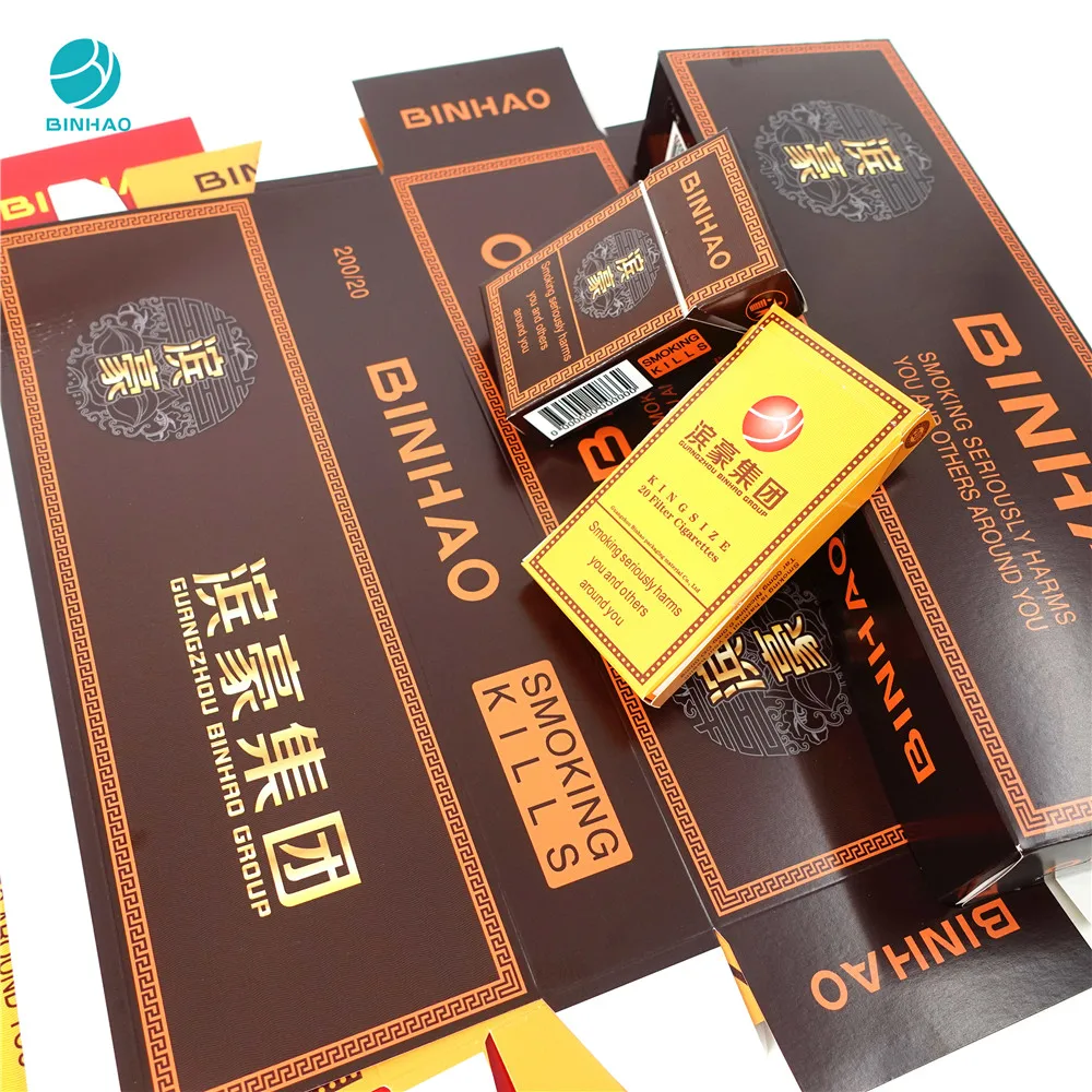 China Tobacco Grade Hlp2 Machine Use Pieces Cigarette Paperboard Cases
