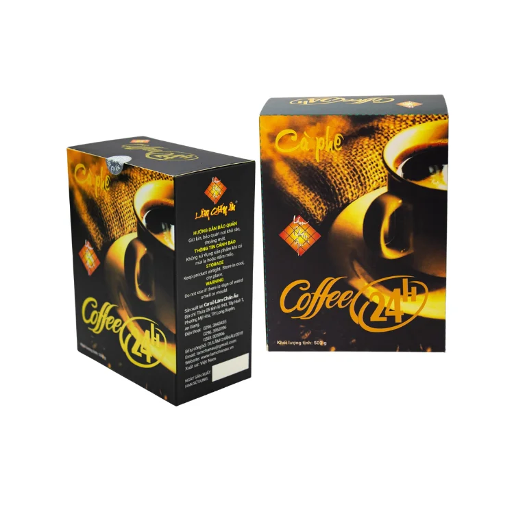 24H Coffee Coffee Competitive Price for Wholesale Use With Boiling Water Easy to Use Packing 28 Boxes Vietnam Fact