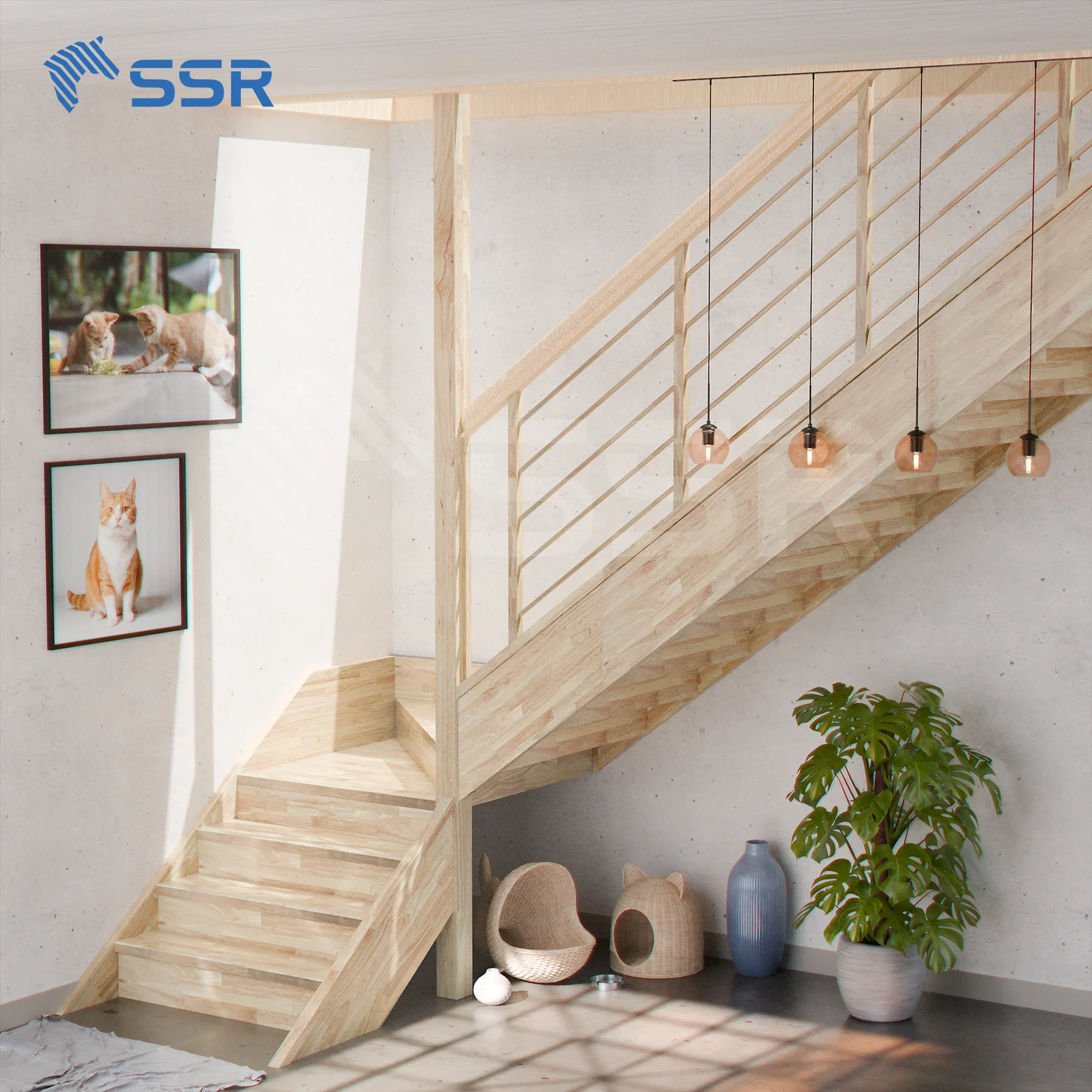 SSR VINA - Rubber wood board for stair treads construction - Products specifically designed for staircase designers in Europe