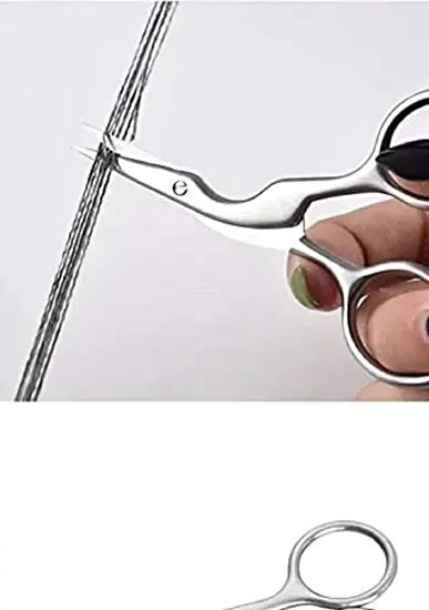 Профессиональные многофункциональные ножницы для бровей из нержавеющей стали, изготовленные для обрезки и придания формы бровям с индивидуальным цветом и размером