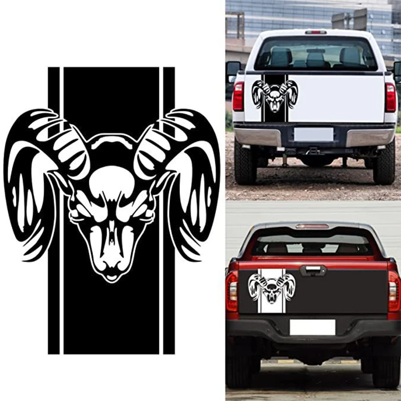 High quality Dodge Ram Volkswagen Pickup Ford trunk Vinyl car Decal sticker